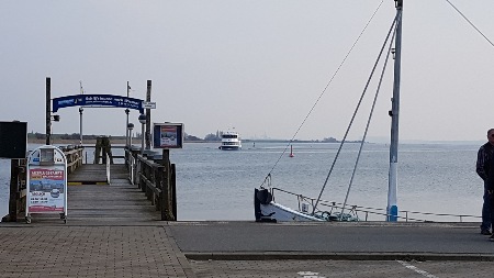 Segelboote im Hafen von Kirchdorf